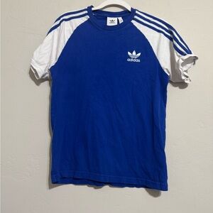 Adidas Adicolor 3 Stripes Blue Tee (S)